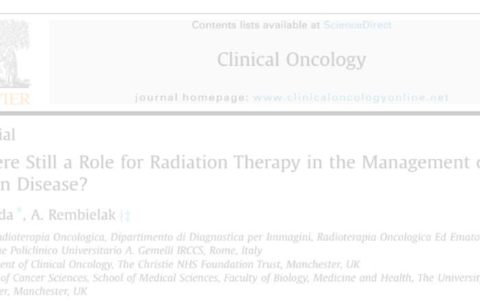 Is there still a role for radiation therapy in the management of benign disease